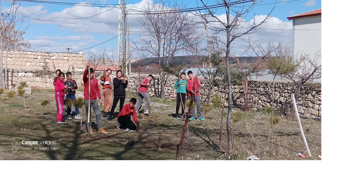 Fehimli İlkokulu'nda Ağaç Dikme Etkinliği Yapıldı. 